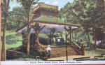 Rustic band stand.