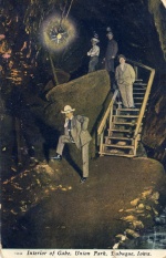 The interior of the cave at Union Park. Photo courtesy: Bob Reding