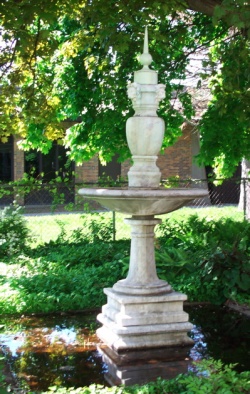 One of the Union Park fountains.