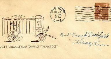 Patriotic envelope